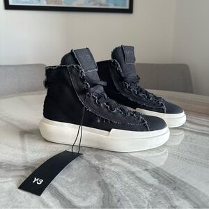 Adidas Yohji Yamamoto Y-3 Nizza High Black / Off-White Sneakers